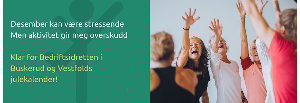 Aktiv julekalender med Bedriftsidretten i Buskerud og Vestfold